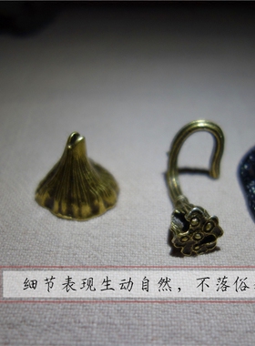 禅意莲蓬沉香香插茶道香薰炉摆件