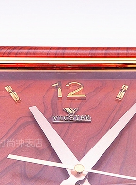 威时达带日历客厅大号简约钟表