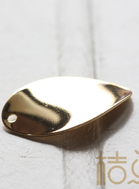 diy饰品几何风铜配件椭圆