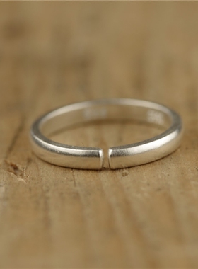 外婆的戒指小d型开口闺蜜刻字