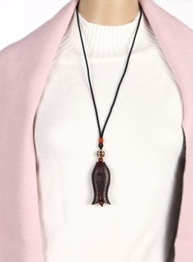 毛衣挂件项链长款女文艺民族风
