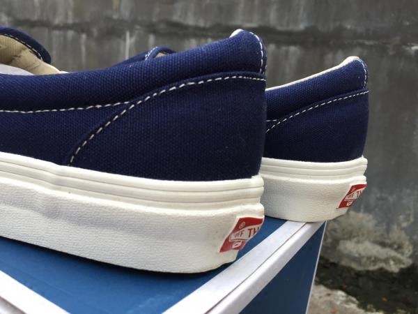 VANS VAULT SLIP ON OG 高端支线 情侣鞋 一脚蹬 日潮 余文乐老款 - 图2