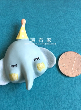 创意马戏团树脂冰箱贴森系3D立体动物可爱磁性贴装饰品
