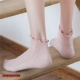 Vớ ren Phụ nữ Vớ cotton Học viện Hàn Quốc Gió Gỗ Tai Mùa hè Học sinh Nữ vớ Nhật Bản - Vớ hàng tuần