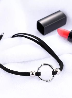 黑色项圈项链合金女甜酷辣妹配饰