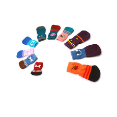 Носки для животных 狗狗袜子 宠物用品泰迪比熊袜子猫狗脚套 大小狗防水防滑袜子户外