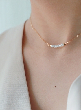 jwooco新款原创定制女生天然珍珠