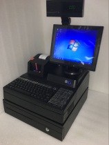 Supermarket Convenience Store Department Store Collection Silver Machine Commercial Cashing Machine All-in-one Catering Clothing Convenience Store Cashier System