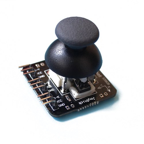 七星虫适用Arduino双轴按键摇杆 PS2游戏摇杆传感器 JoyStick积木 - 图0