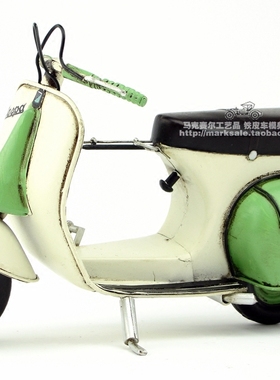 玩具仿古风铁艺意大利摩托车模型