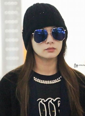 墨镜孙红雷同款超大框太阳眼镜