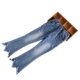 Quần kèn bé gái quần jeans mùa thu 2019 quần trẻ em micro la trẻ em mới trong quần bé gái lớn mùa xuân và mùa thu - Quần jean