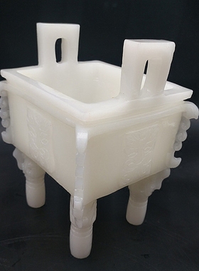 天然镇宅家居客厅风水阿富汗白玉