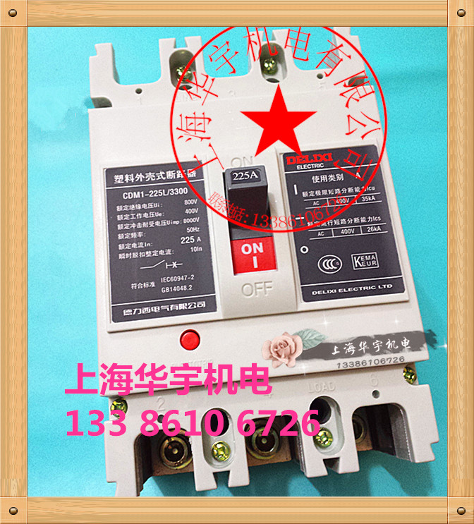 CDM1-225L/3300 塑壳断路器125A 160A 200A 225A空气开关 - 图1