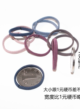 不伤发高弹力头绳黑色简约橡皮筋