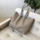 Châu Âu và Hoa Kỳ túi tote lớn túi đeo vai nữ bằng da đơn giản mua sắm túi da mềm da dung lượng lớn túi xách - Túi xách nữ