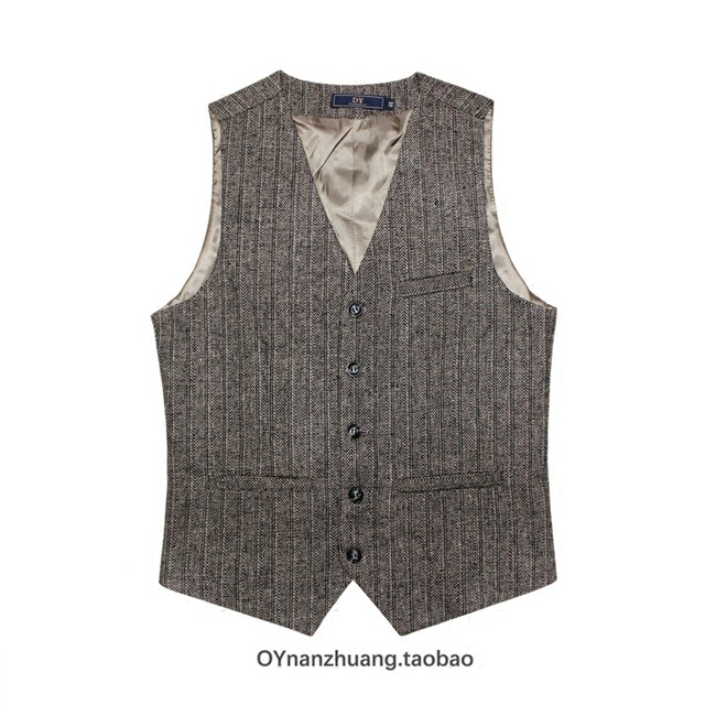 British yuppie suit vest DY four-season style