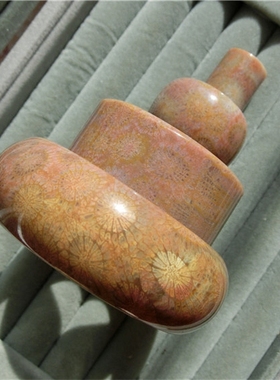 天然黄色珊瑚玉手镯