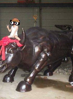 华尔街牛北京银行周年庆乔迁礼物