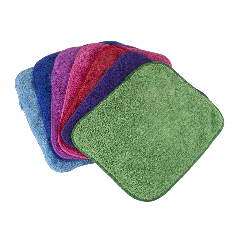 双层加厚珊瑚绒抹布吸水不掉毛擦地板家具玻璃清洁厨房洗碗布毛巾 - 图0