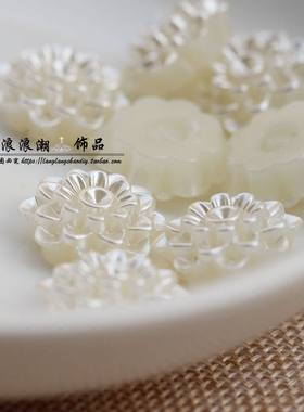 diy白色珍珠手工发饰品贴片