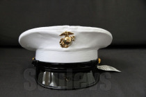 New public hair USMC white dress big along the cap -7 3 8 yards