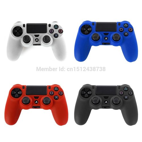 PS4手柄硅胶套 PS4手柄套 PS4硅胶套手柄软胶套磨砂保护套一个-图0