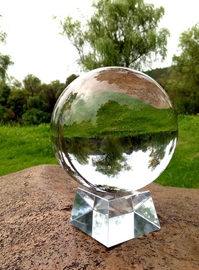 装饰品风水办公室电视柜玻璃球