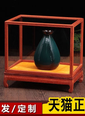 宝笼红木定做透明复古风工艺品