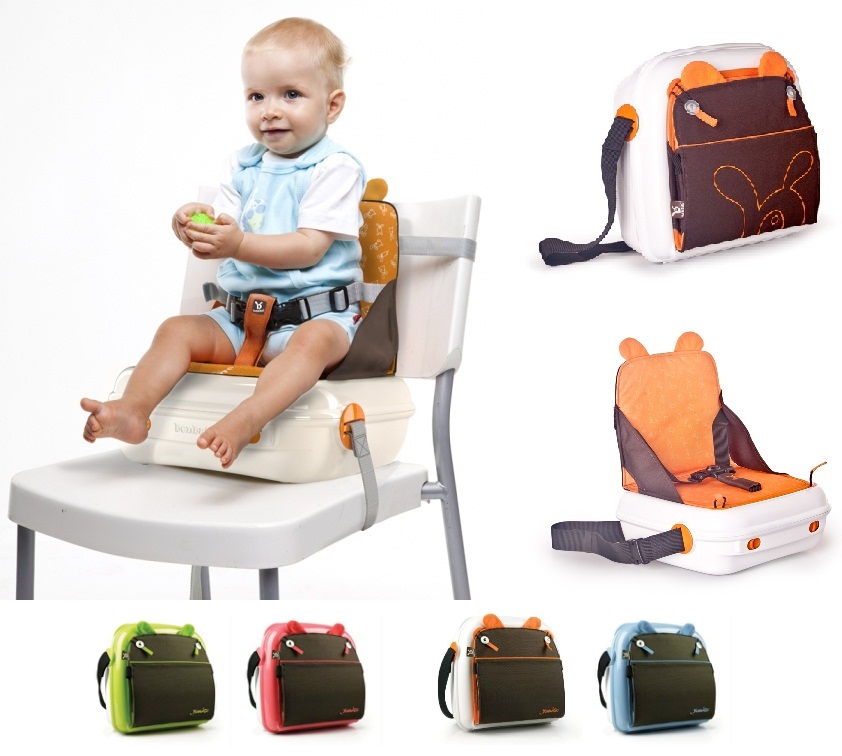 以色列benbat 幼儿折合式增高座餐椅YummiGo宝宝时尚收纳箱便携式
