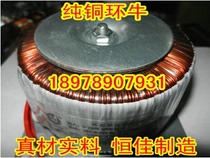 About 6 catties pure copper ring Bull Ring Transformer Double 32V 15V 15V 10V 10V Peak 500W Below Gonger Special