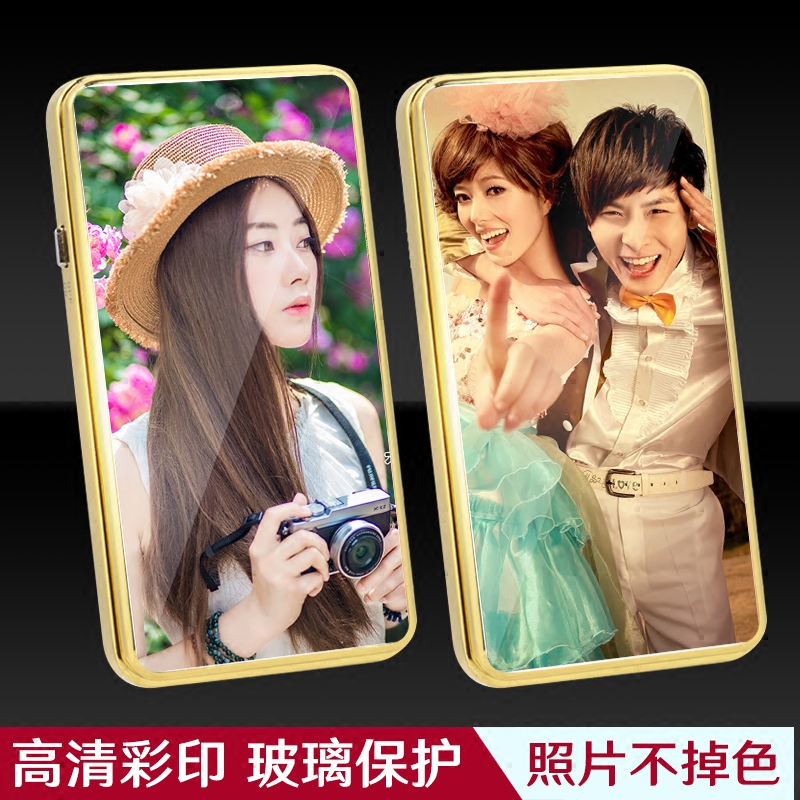 USB防风打火机充电定制个性刻照片男士创意