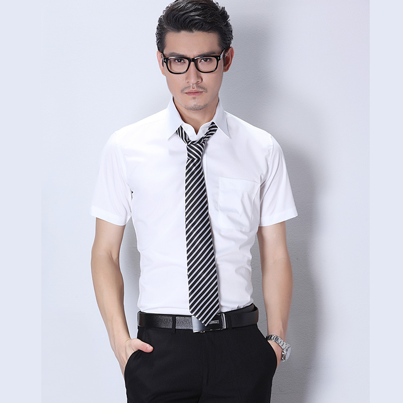 Summer Men S Short Sleeved Dress Shirts Wrinkle Free Permanent Short Sleeved Dress Shirts Wrinkle Free