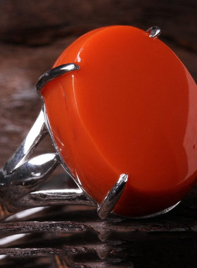 蔓伊诺四川凉山南红玛瑙925镶嵌