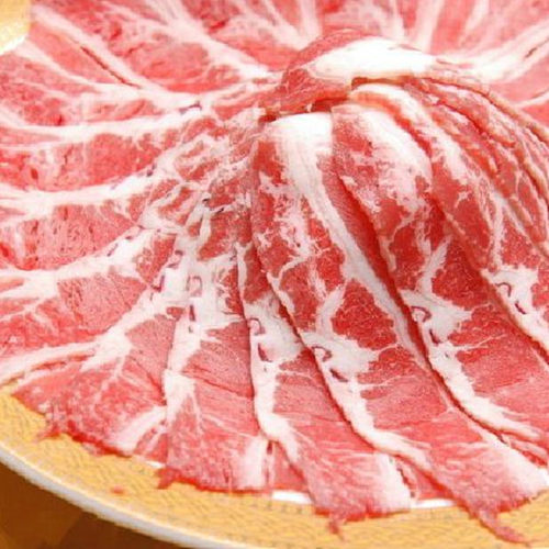 肥牛片 美肥 火锅食材 寿喜烧牛肉片 牛肉饭 新鲜牛肉片1000g装 - 图1