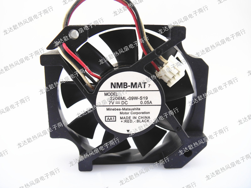 原装全新 NMB-MAT7 2206ML-09W-S19 7V 0.07A散热风扇保修2年-图0