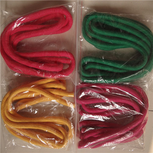 艺术体操绳韵律训练绳体操五项比赛用绳 棉麻材质2.5米 3米可定制 - 图0