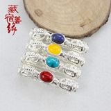 Изогнутая трубка из провинции Юньнань, браслет, бирюзовый аксессуар из воскового агата, аксессуары