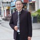 中山装立领派克服男中老年男士上衣中国风服装宽松春秋爸爸装外套