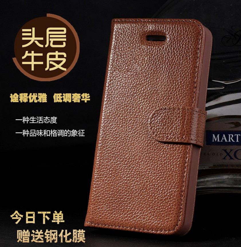 牛皮蘋果iPhone SE手機殼女iphone5s SE 4s皮套男翻蓋式保護套卡