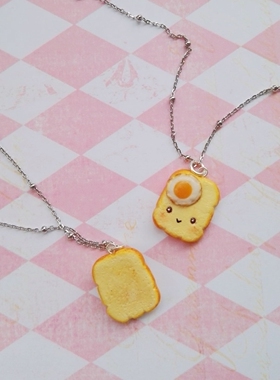 quinta手作烤肉个性趣味食物项链