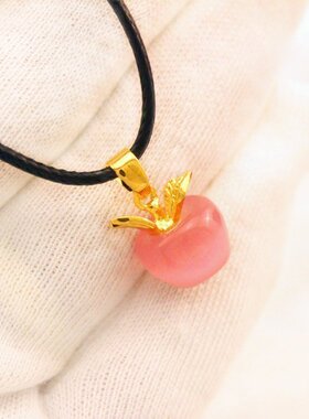 项链摇钱树猫眼石女朋友礼物吊坠