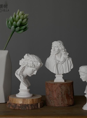 欧式风美术绘画素描树脂工艺品