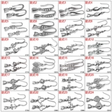 XD Серьги, клипсы, платиновые аксессуары, серебро 925 пробы, DIY