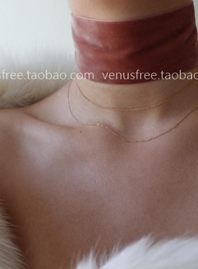 定制美国进口14K百搭款锁骨链