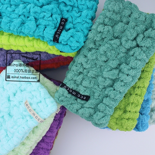 日本制 今治ECOMOCO洗脸化妆敷面束发带瑜伽带月子帽防滑纯棉发箍 - 图2