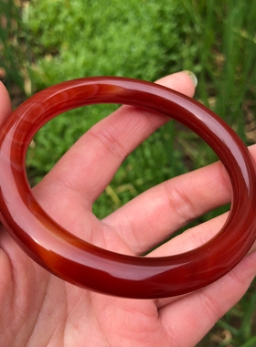 天然玉髓证书玛瑙手镯