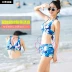 San Qi Bà Bikini Ngụy trang Ngực nhỏ Tập hợp áo tắm Thép Hỗ trợ Nữ Chia tay Boxer Spa Đồ bơi BIKINI - Bikinis