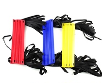 Children Jump Plaid Rope Ladder Sensation System Multifunction Agile Echelon Football Training Equipment Speed Ladder Cross Bar Dual-use Folding