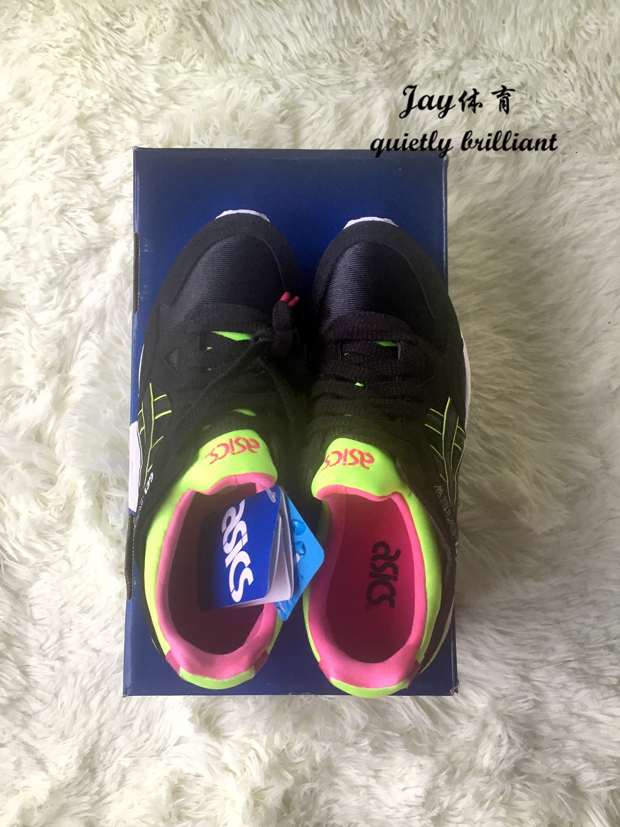 【美国购入】正品Ascis gel lyte V 黑粉 亚瑟士女鞋 C541N - 图3